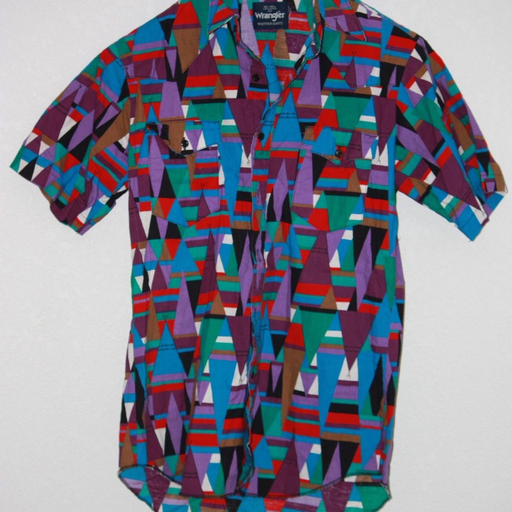 Vintage Western Wrangler Button Down - Picture 2 of 4